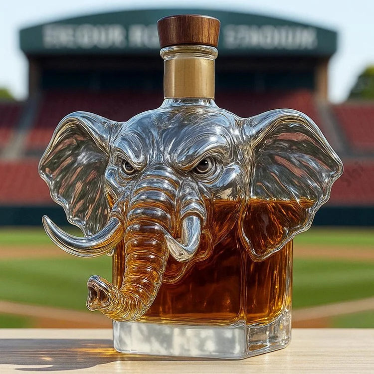 Elefánt Korona Royal whisky üveg