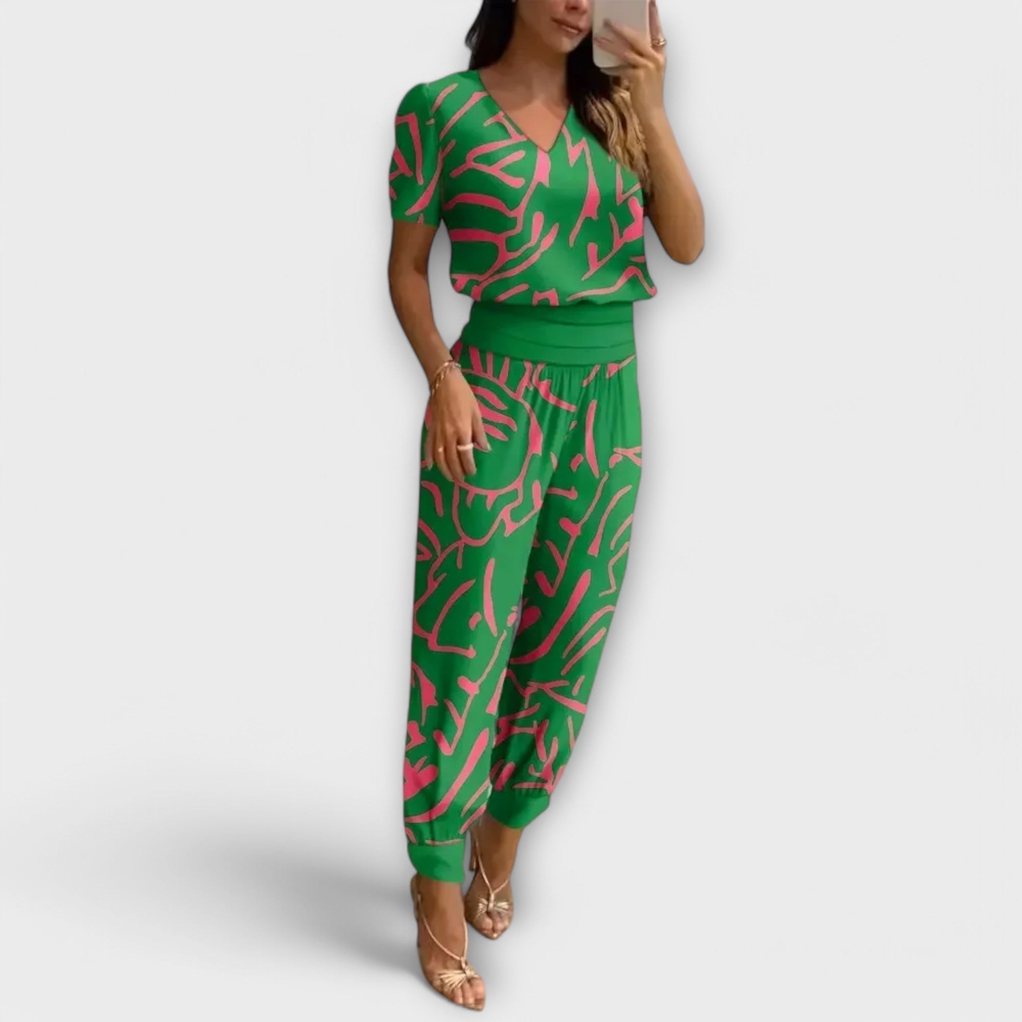 Irmelin – Elegáns szett top és nadrág