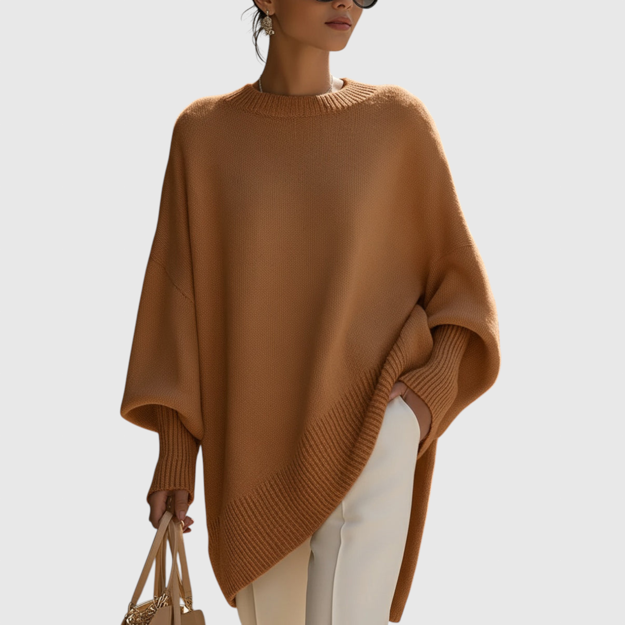 Adela - Elegáns pulóver laza sziluettel