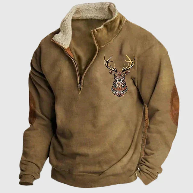 Jack - Kényelmes zipzáras pulóver