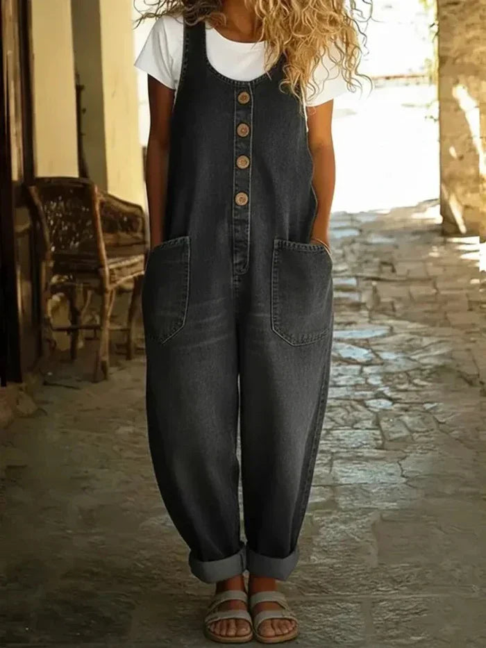 Lora™ - Vintage stílusú kantáros nadrág